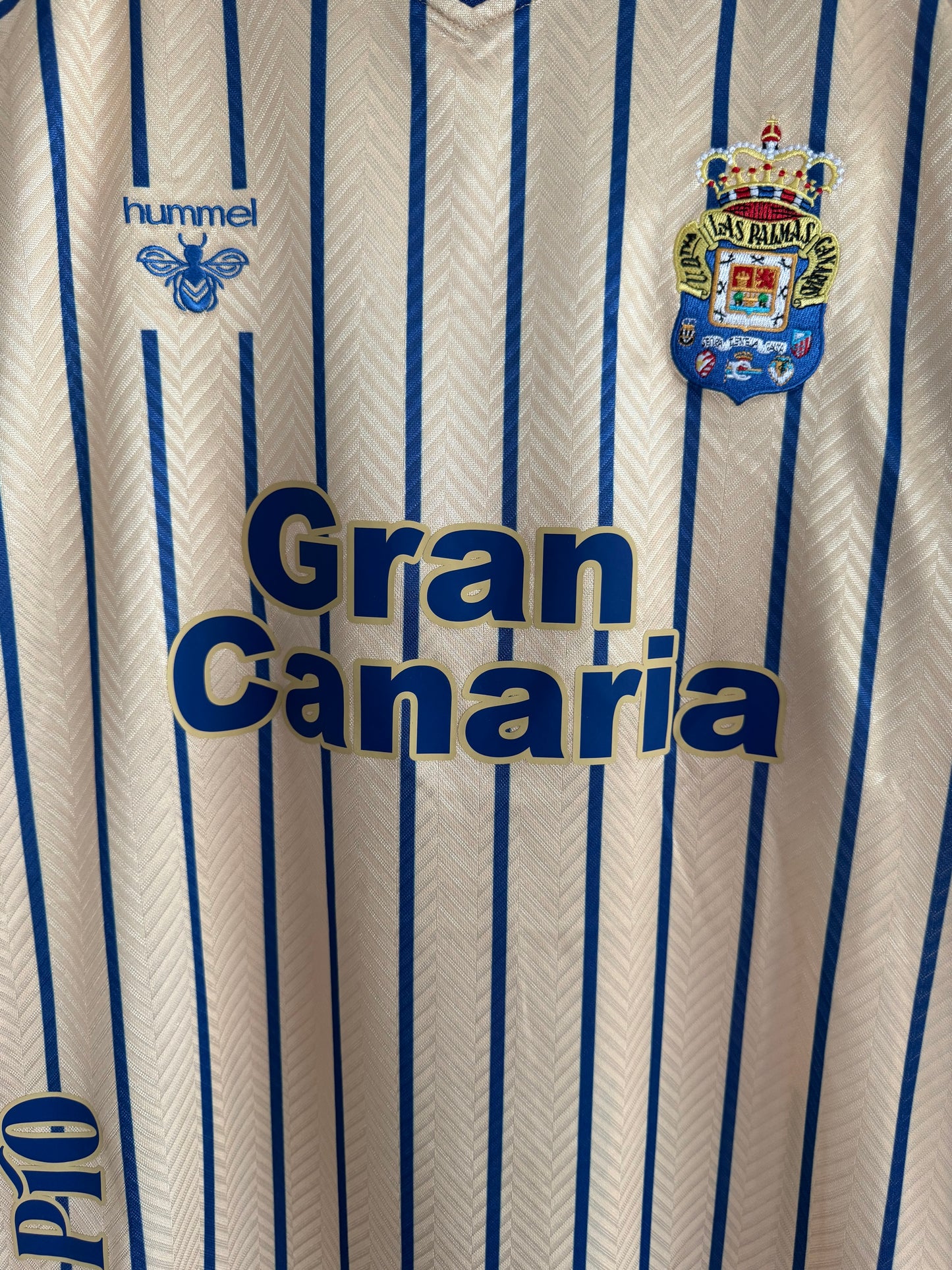 UD Las Palmas 2025-26 Retro Home Football Shirt | Hummel | Original | Size XL