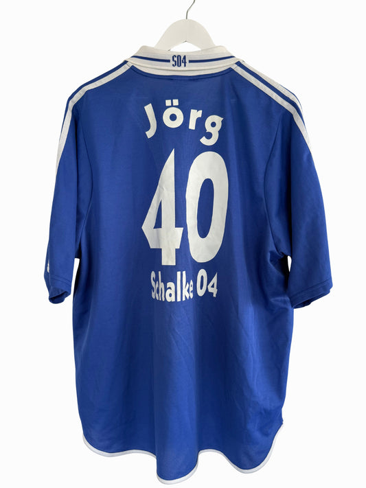 Schalke 04 2000-01 Home Football Shirt | Adidas | Jörg Böhme #10 | Vintage Original | Size XL