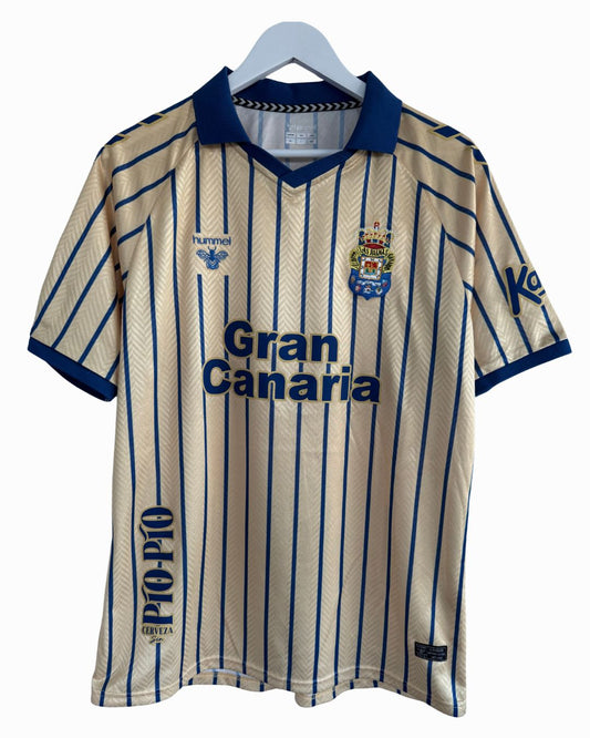 UD Las Palmas 2025-26 Retro Home Football Shirt | Hummel | Original | Size XL