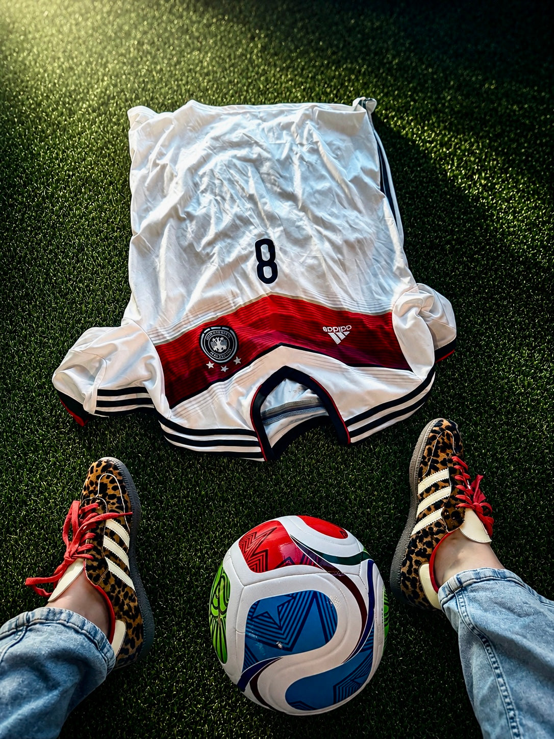 Germany 2014 World Cup Home Football Shirt | Adidas | Özil #8 | Original | Size XL