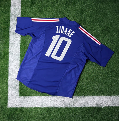France Zidane 2002 Home Kit (Size XL)