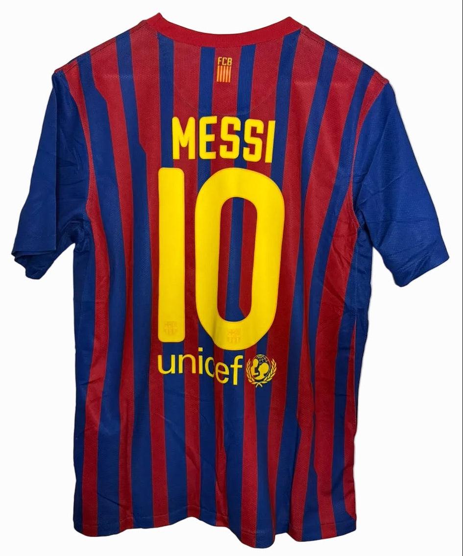 FC Barcelona 2011-12 Home Football Shirt | Nike | Messi #10 | Original | Size S