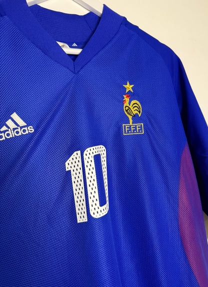 France Zidane 2002 Home Kit (Size XL)