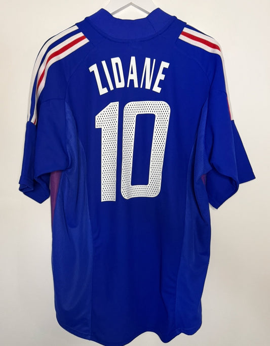 France Zidane 2002 Home Kit (Size XL)