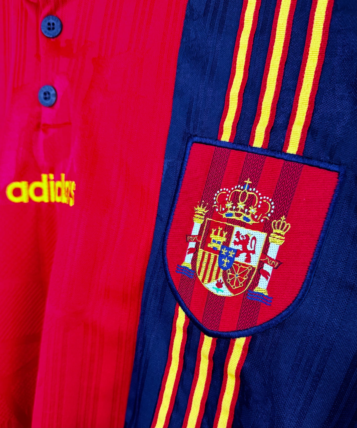 Spain 1996 Home Football Shirt | Adidas | Vintage Original | Size M