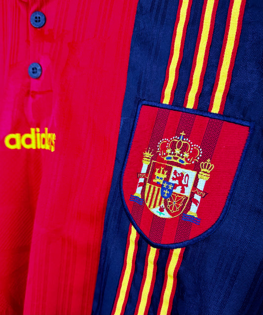 Spain 1996 Home Football Shirt | Adidas | Vintage Original | Size M