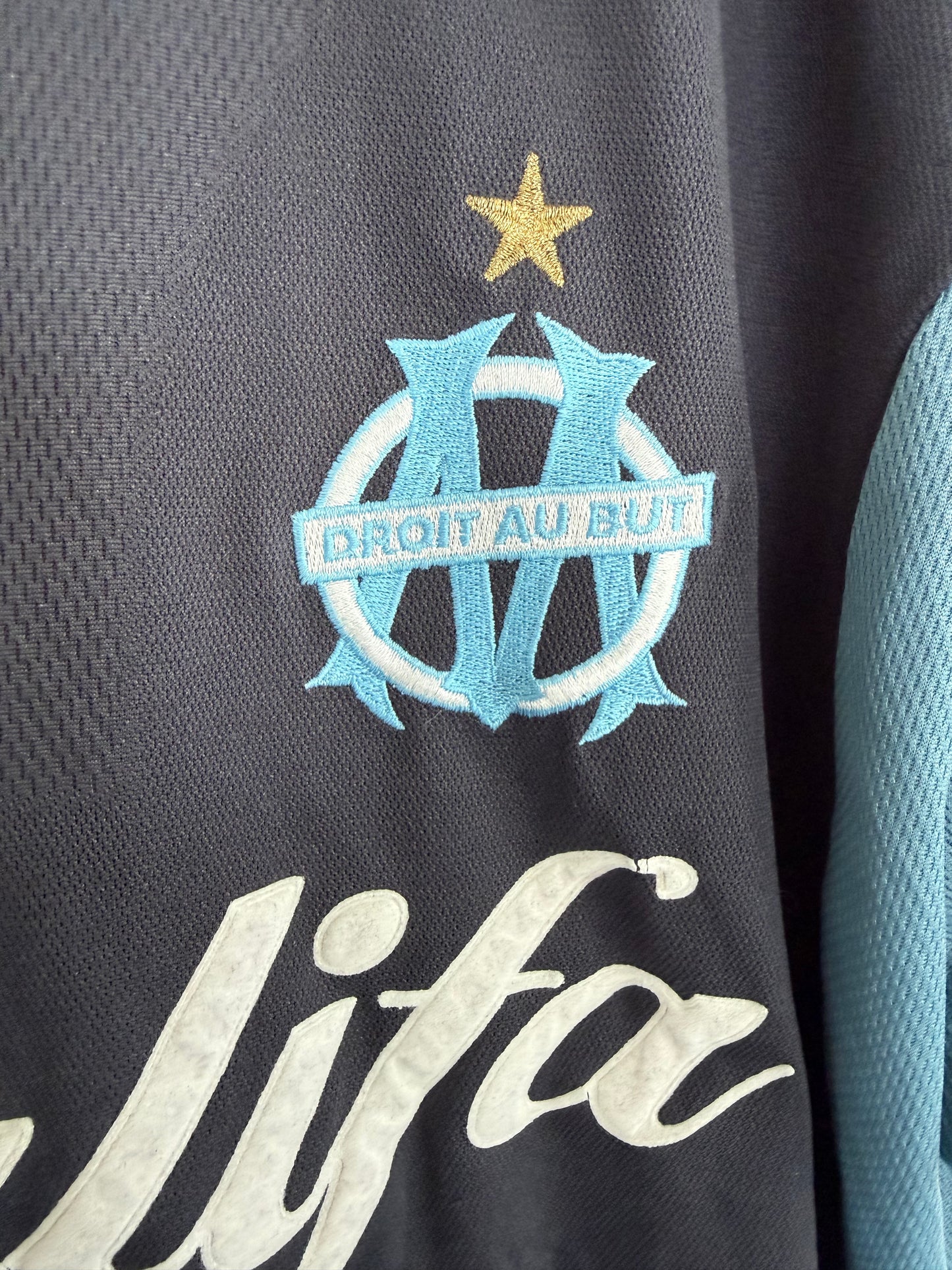 Olympique Marseille 2001-02 Away Football Shirt | Adidas | Vintage Original | Size L