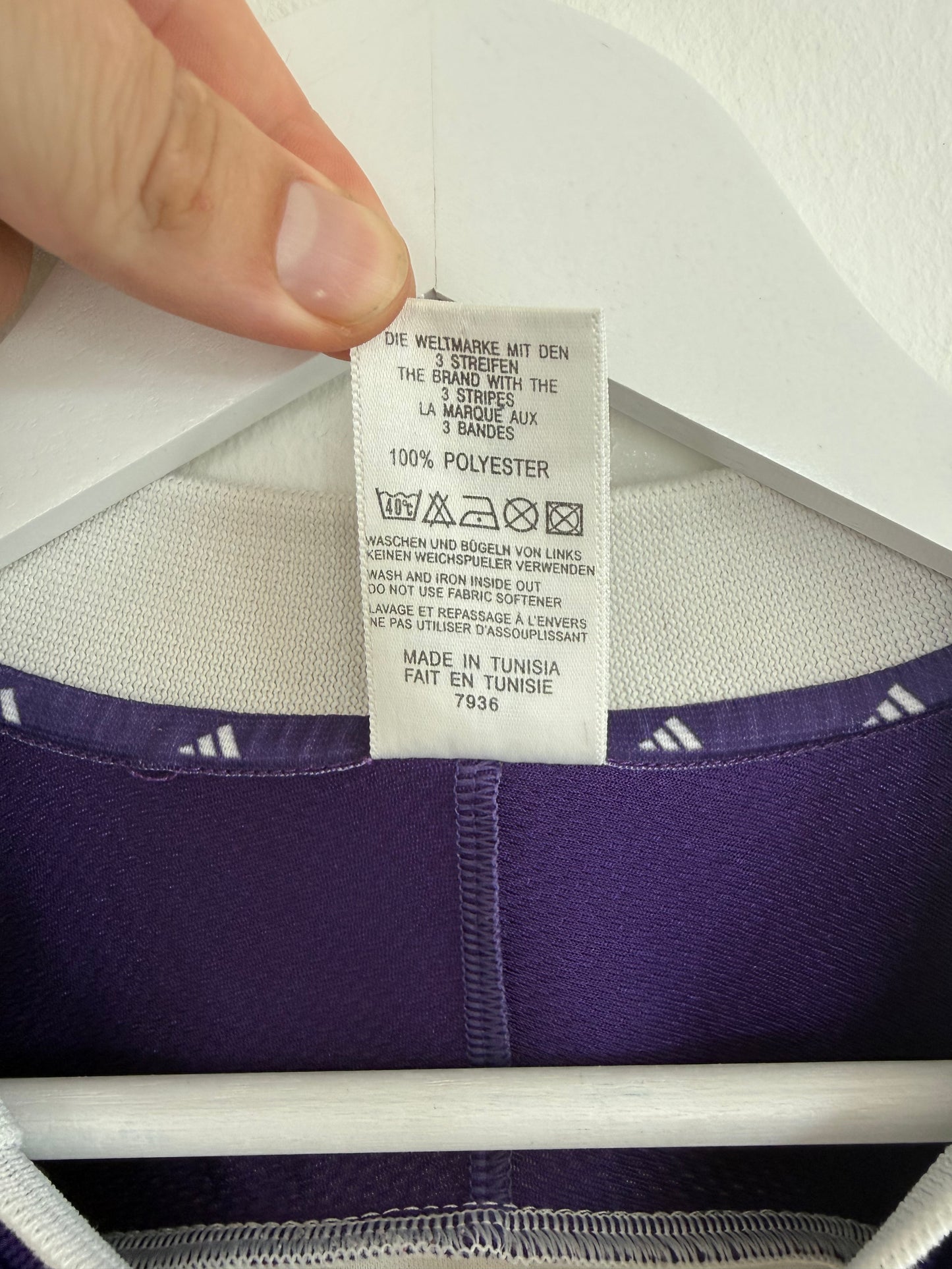 RSC Anderlecht 2000-01 Home Football Shirt | Adidas | Vintage Original | Size XXL