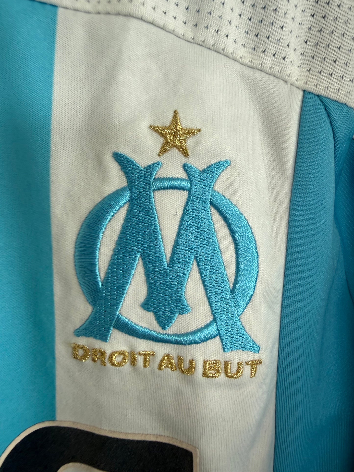 Olympique Marseille 2007-08 Away Long Sleeve Football Shirt | Adidas | Vintage Original | Size L