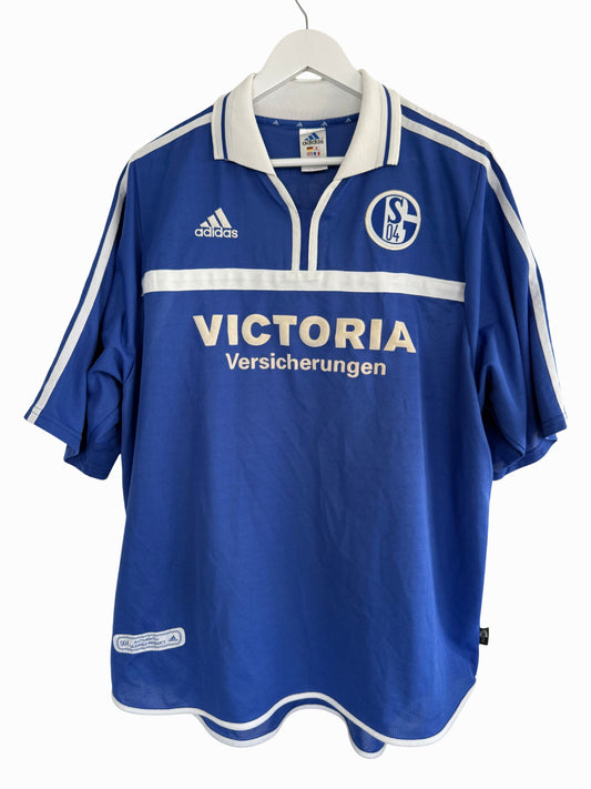 Schalke 04 2000-01 Home Football Shirt | Adidas | Jörg Böhme #10 | Vintage Original | Size XL