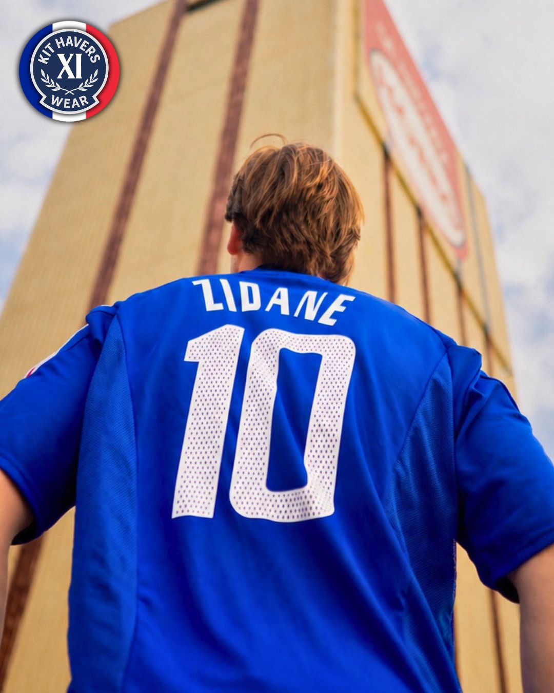 France 2002 World Cup Home Football Shirt | Adidas | Zidane #10 | Original | Size XL