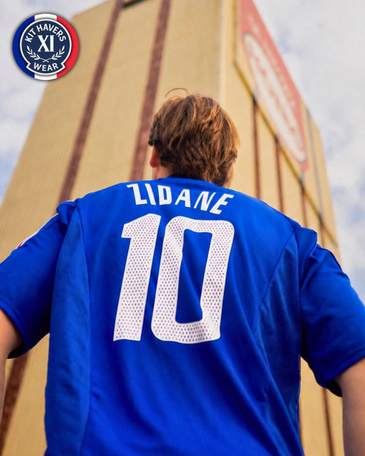 France 2002 World Cup Home Football Shirt | Adidas | Zidane #10 | Original | Size XL